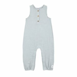 LÄSSIG Musselin Jumpsuit blau