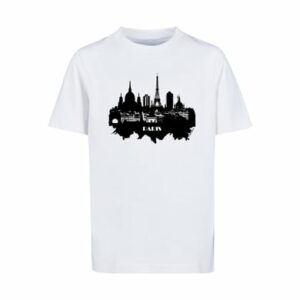 F4NT4STIC T-Shirt PARIS SKYLINE TEE UNISEX weiß