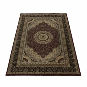 Giancasa Orientteppich Wohnzimmer orientalisch Kurzflorteppich Designteppich 2605 red