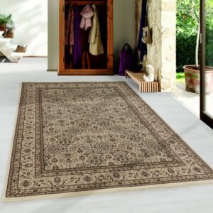 Giancasa Orientteppich Wohnzimmer orientalisch Kurzflorteppich Designteppich 2602 RED