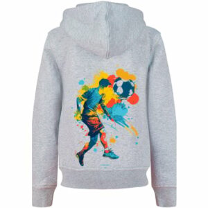 F4NT4STIC Hoodie Fußballer bunt heather grey