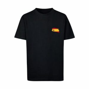 F4NT4STIC T-Shirt Spain Spanien Flagge schwarz