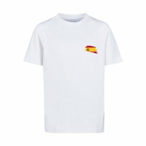 F4NT4STIC T-Shirt Spain Spanien Flagge weiß