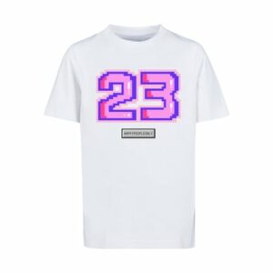 F4NT4STIC T-Shirt Pixel 23 pink weiß
