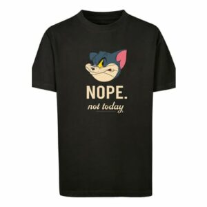 F4NT4STIC T-Shirt Tom and Jerry TV Serie Nope Not Today schwarz