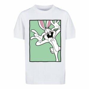 F4NT4STIC T-Shirt Looney Tunes Bugs Bunny Funny Face weiß