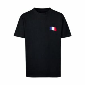 F4NT4STIC T-Shirt France Frankreich Flagge Fahne schwarz