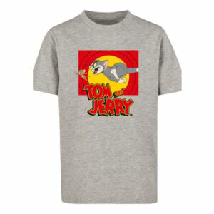 F4NT4STIC T-Shirt Tom and Jerry TV Serie Chase Scene heather grey