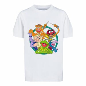 F4NT4STIC T-Shirt Disney Die Muppets Group Circle weiß