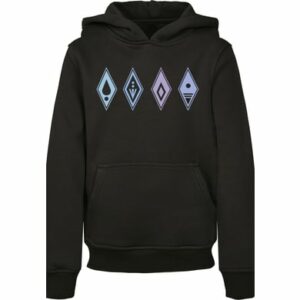 F4NT4STIC Hoodie Disney Frozen Symbols schwarz