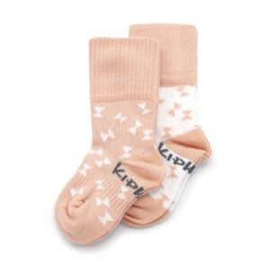 KipKep Stay-On Socken 2er-Pack Party Pink