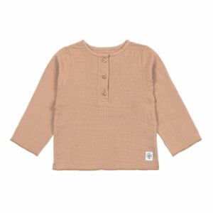 LÄSSIG Musselin Langarmshirt maple