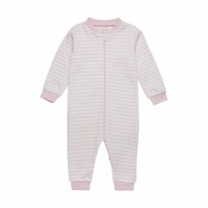 FIXONI Strampler Light Rose Stripe