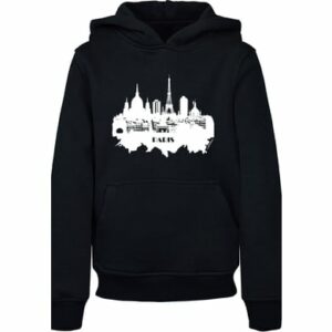 F4NT4STIC Hoodie PARIS SKYLINE HOODIE UNISEX schwarz