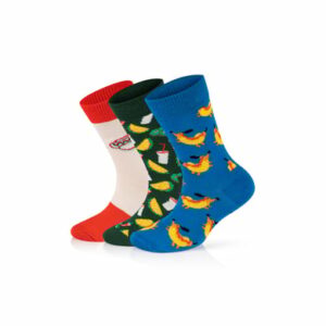 Happy Socks Socken 3-Pack Kids Hot Dog-Taco-3D Hotdog multi_coloured