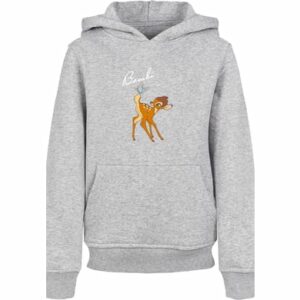 F4NT4STIC Hoodie Disney Bambi Schmetterling Tail heather grey