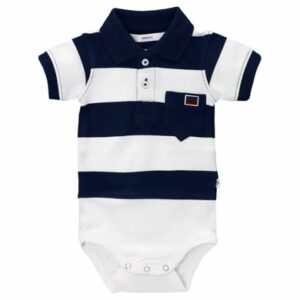 Ebbe Kids Body Kurzarm Noa Navy Block