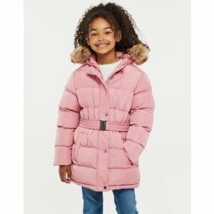 Threadgirls Winterjacke THB Belted Hooded Jacket Joni Pink