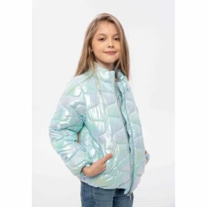 MINOTI Steppjacke mit Stehkragen Hellblau