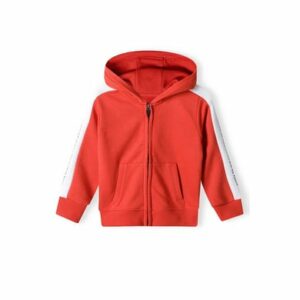 MINOTI Hoodie mit Zipper Rot