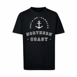 F4NT4STIC T-Shirt Northern Coast Knut & Jan Hamburg schwarz