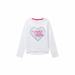 MINOTI Longsleeve „Good Vibes“ Weiß