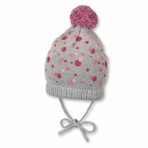 Sterntaler Girls Strickmütze beerenrot