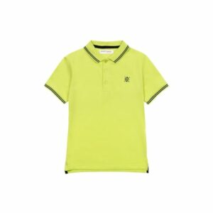 MINOTI Poloshirt mit Kontrastelementen Grün