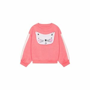 MINOTI Sweatshirt Rosa/Cremeweiß