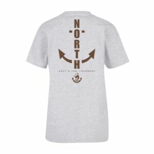 F4NT4STIC T-Shirt North Anker Knut & Jan Hamburg heather grey