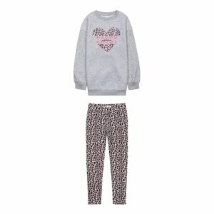 MINOTI Top und Leggings im Set Grau