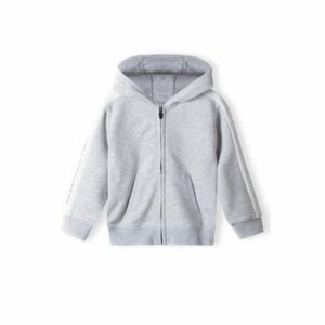 MINOTI Hoodie mit Zipper Grau Meliert