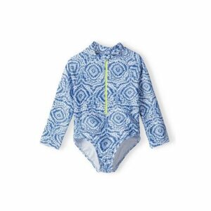 MINOTI Schwimmanzug mit UV-Schutz Blau/Weiß