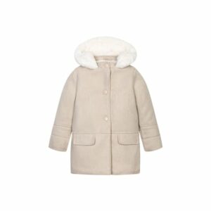 MINOTI Winterjacke Steingrau/Cremeweiß