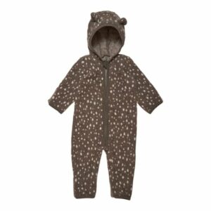 HUTTEliHUT Babyoverall ALLIE Wool Fleece Bambi