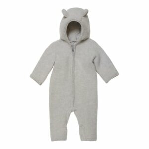 HUTTEliHUT Babyoverall ALLIE Wool Fleece Grey