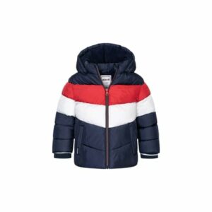 MINOTI Winterjacke Blau/Rot/Weiß