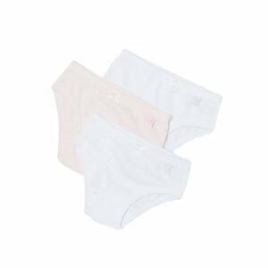 OVS Slip 3er-Pack Mädchen weiß / rosa