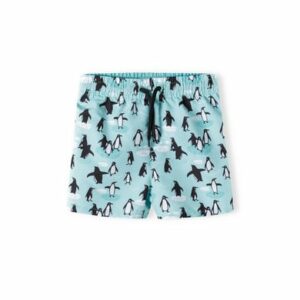 MINOTI Badeshorts Mintgrün/Schwarz/Weiß