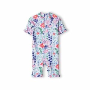 MINOTI Schwimmanzug mit UV-Schutz Weiß/Blau/Rosa