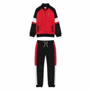 MINOTI Jogginganzug im Slim-fit Rot/Schwarz