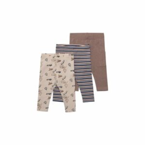 Hust & Claire Leggings 3-er Pack Lukas Deer brown melange