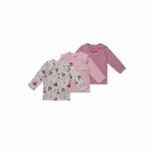 Hust & Claire Langarmshirt 3er Pack Alda Dusty Rose