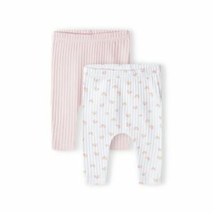 MINOTI 2er-Pack Leggings Rosa/Weiß