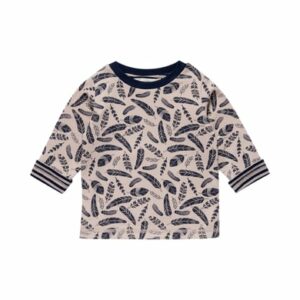 Sense Organics Boys Longsleeve Felix feather and stripes