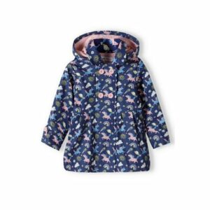 MINOTI Regenjacke Dunkelblau/Rosa