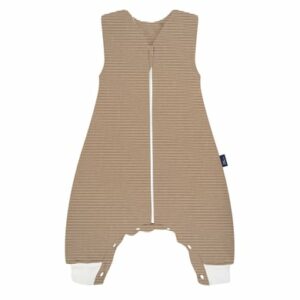 Alvi® Sleep-Overall Starfish taupe/weiß