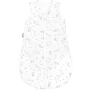 ODENWÄLDER Jersey-Sommerschlafsack animal farm white