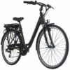 Adore Pedelec E-Bike Cityfahrrad 28'' Adore Versailles schwarz-grün schwarz