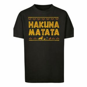 F4NT4STIC T-Shirt Disney König der Löwen Hakuna Matata schwarz